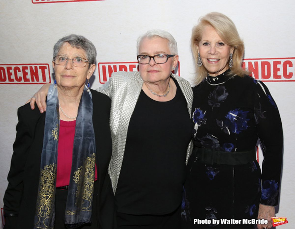 Anne Fausto-Sterling, Paula Vogel and Daryl Roth  at 