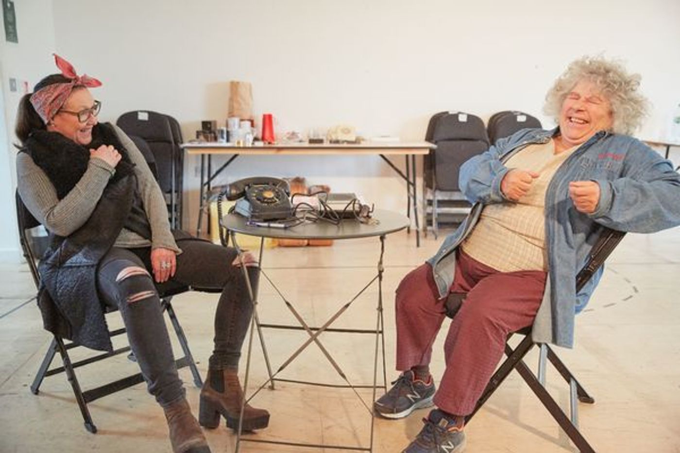Photo Flash: In Rehearsal with Miriam Margolyes, Frances Barber and Jonathan Forbes for MADAME RUBINSTEIN at Park Theatre  Image
