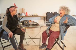 Frances Barber and Miriam Margolyes Photo