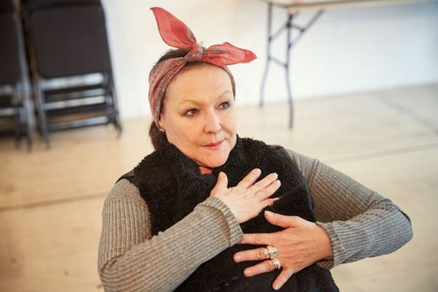 Photo Flash: In Rehearsal with Miriam Margolyes, Frances Barber and Jonathan Forbes for MADAME RUBINSTEIN at Park Theatre  Image