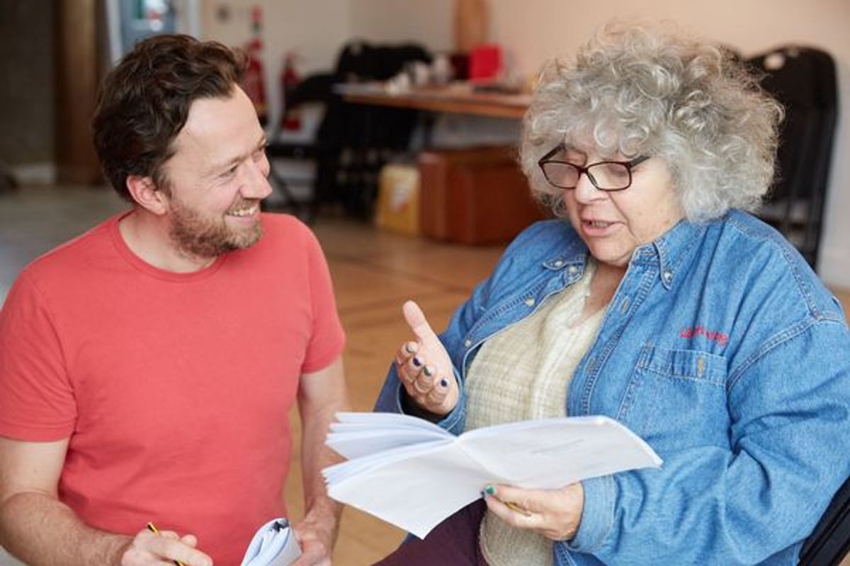 Jez Bond and Miriam Margolyes at 