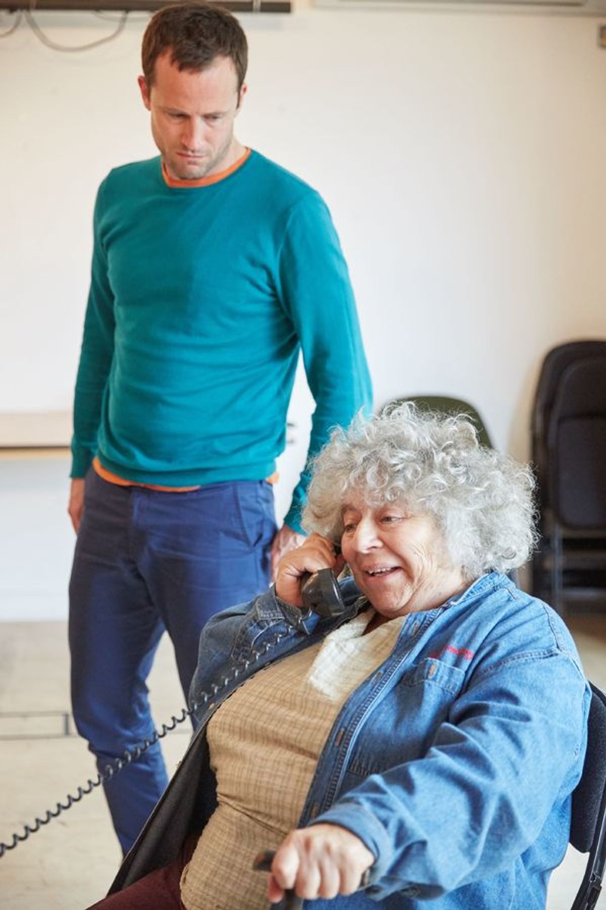 Jonathan Forbes and Miriam Margolyes at 