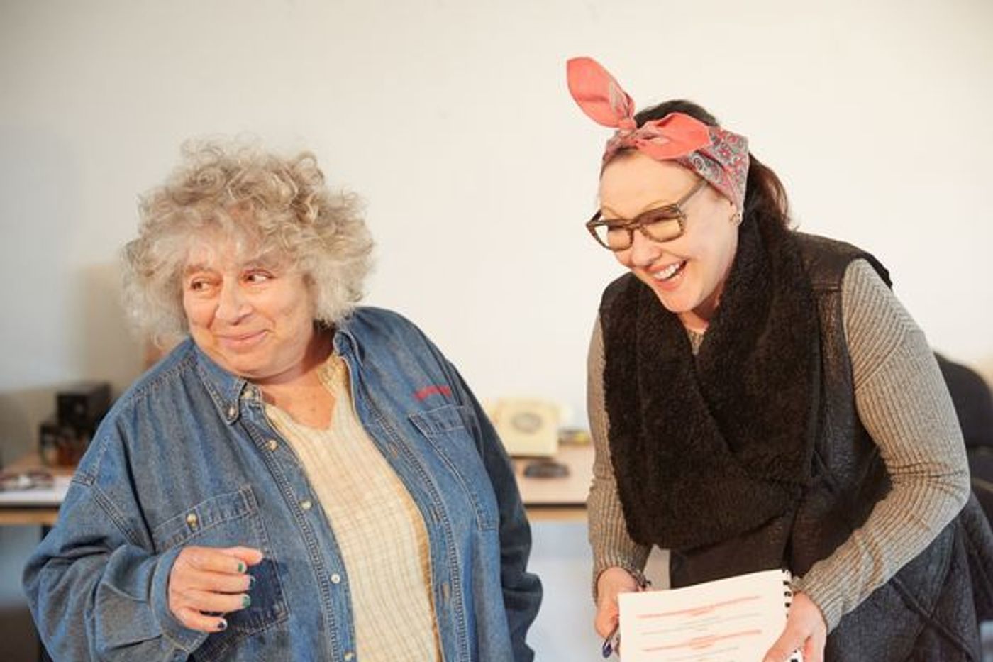 Photo Flash: In Rehearsal with Miriam Margolyes, Frances Barber and Jonathan Forbes for MADAME RUBINSTEIN at Park Theatre  Image