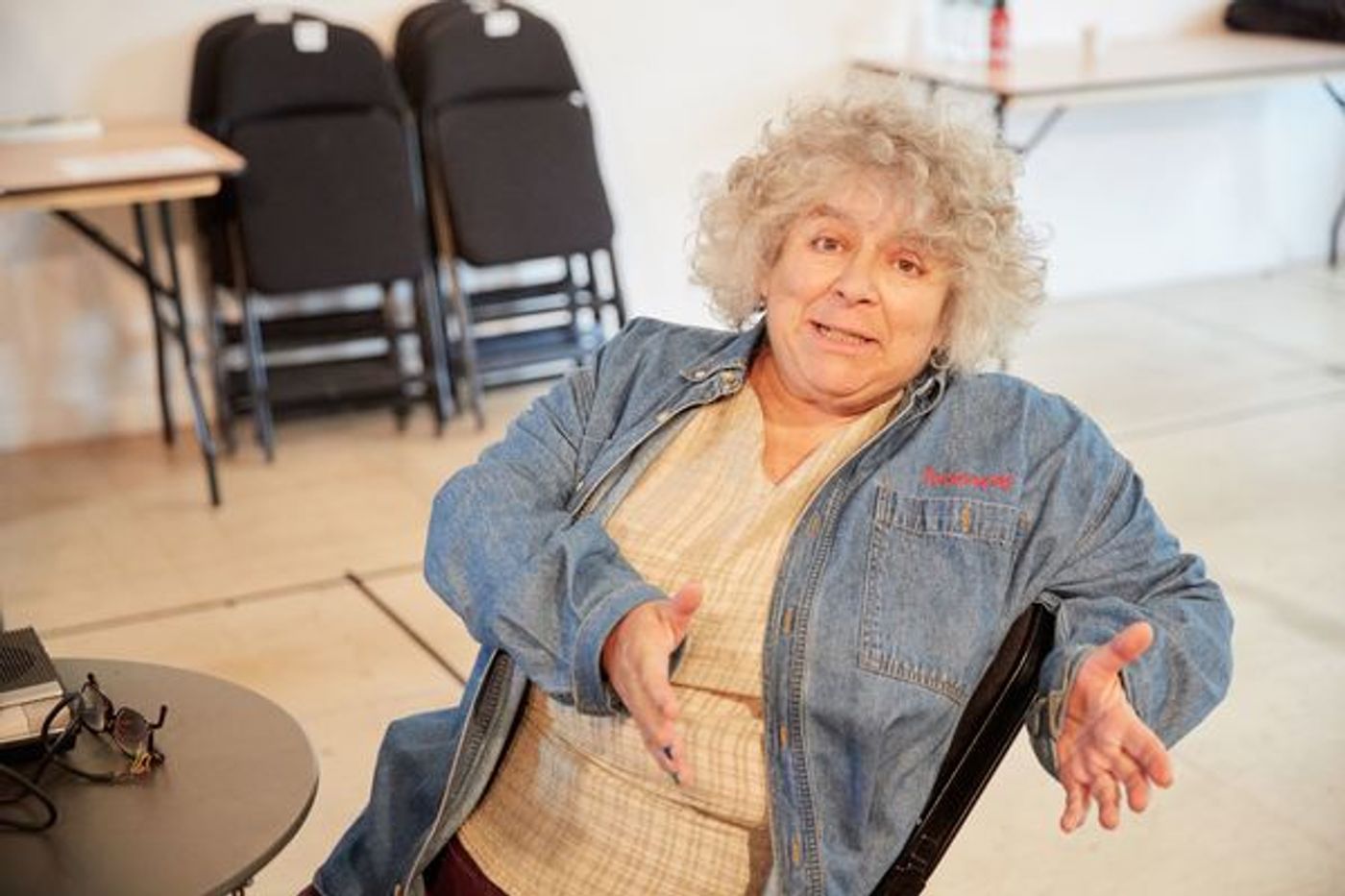 Photo Flash: In Rehearsal with Miriam Margolyes, Frances Barber and Jonathan Forbes for MADAME RUBINSTEIN at Park Theatre  Image