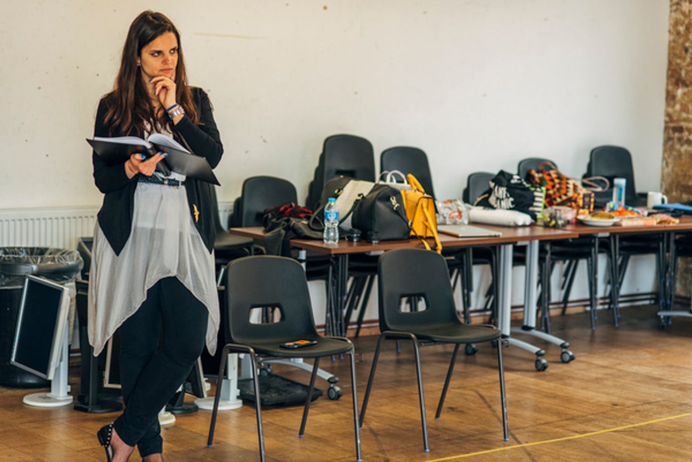 Photo Flash: In Rehearsal for THE PULVERISED at the Arcola Theatre  Image