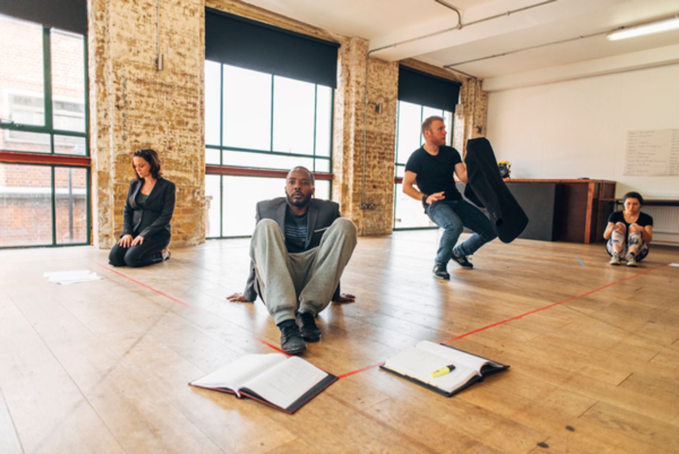 Photo Flash: In Rehearsal for THE PULVERISED at the Arcola Theatre  Image