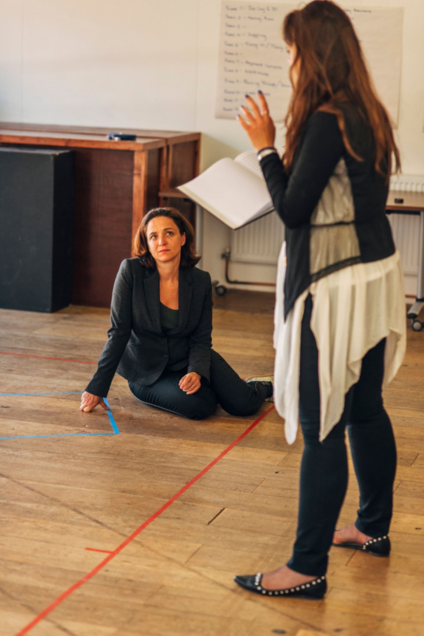 Photo Flash: In Rehearsal for THE PULVERISED at the Arcola Theatre  Image