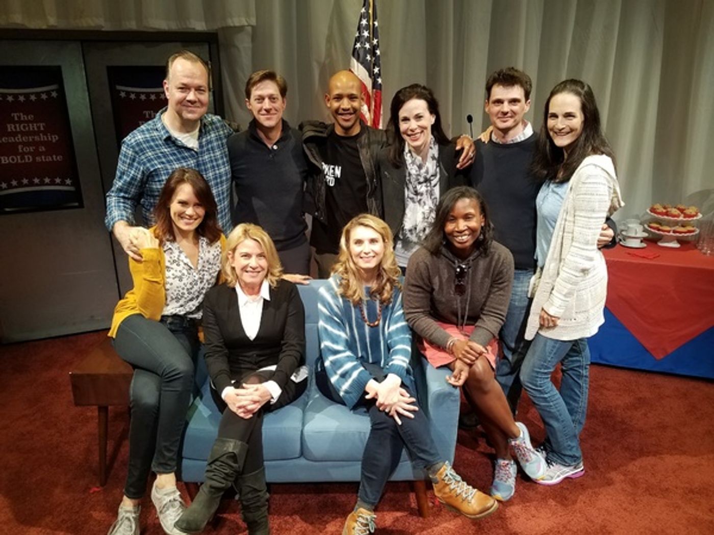 Photo Flash: Stars of MADAM SECRETARY and More Stop by CHURCH & STATE Off-Broadway  Image