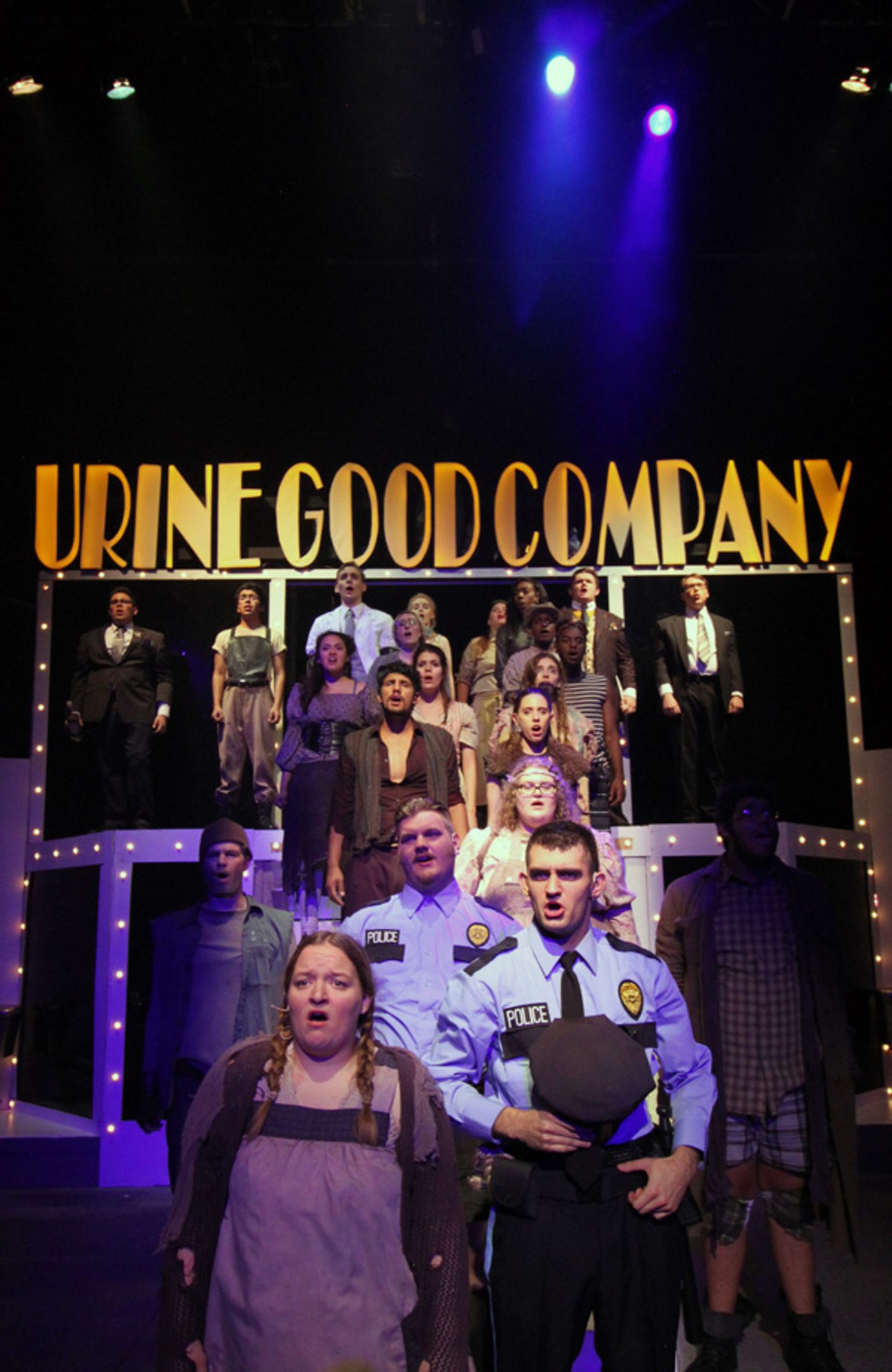 Photo Flash: First Look at Theatre Wesleyan's Immersive, 360-Degree URINETOWN: THE MUSICAL  Image