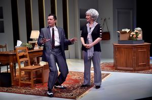 Susan Denaker and Jacob Sidney star in the Uncanny Valley, directed by Caryn Desai at the International City Theatre in Long Beach.
Photo by Steven Georges
714 330-6105 @ BroadwayWorld Susan Denaker and Jacob Sidney star in the Uncanny Valley, directed by Caryn Desai at Photo