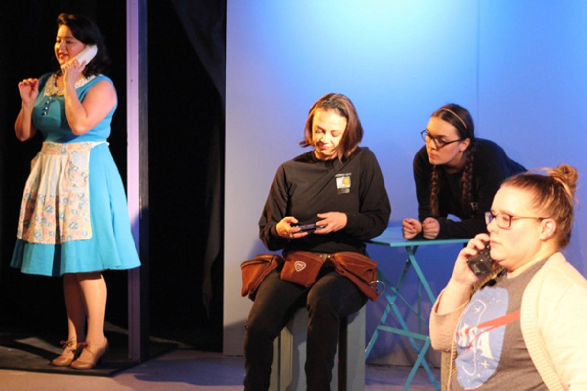 Laura Moreno, Bailey Hampton, Sundi Lee and Cindy Lou Parker at 