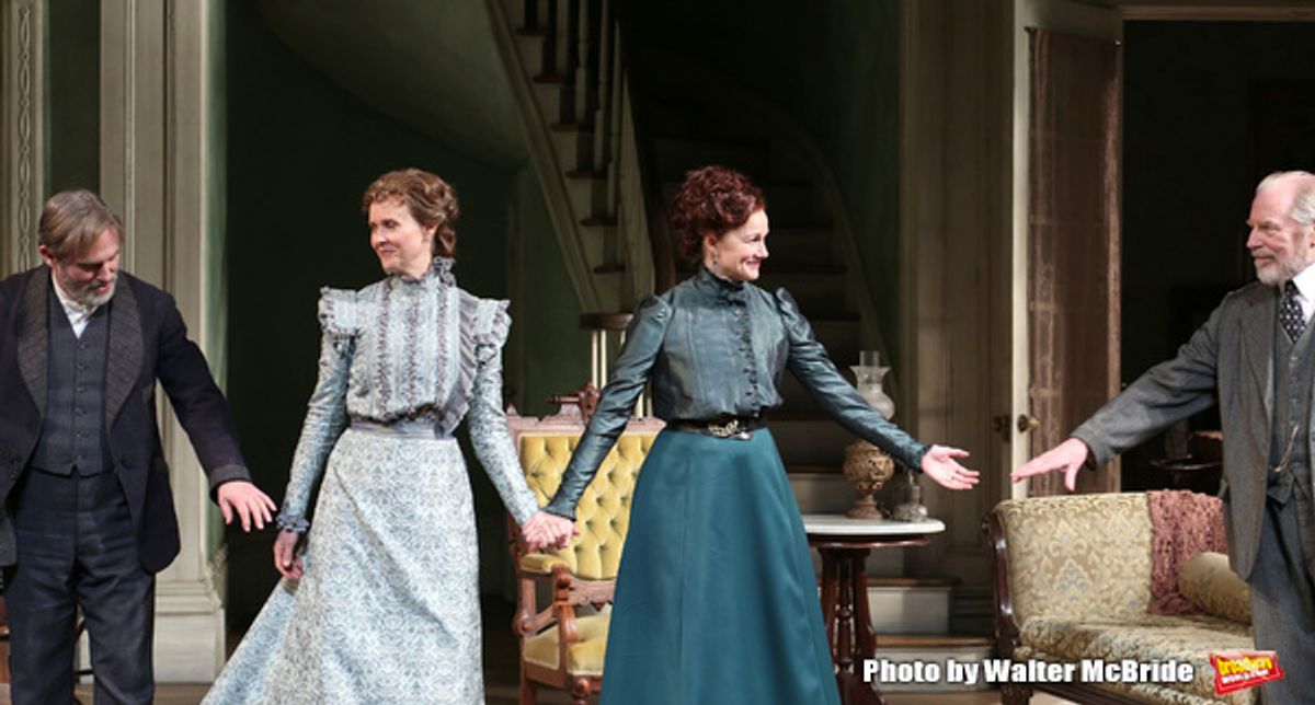 Richard Thomas, Cynthia Nixon, Laura Linney and Michael McKean  at 