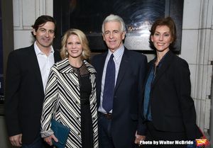 Greg Naughton, Kelli O'Hara, James Naughton and wife Photo