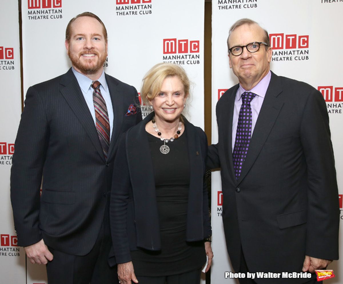 Darren Goldstein, Carolyn Maloney, Barry Grove  at 