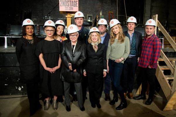Lynn Nottage, Anna Shapiro, Young Jean Lee, Paula Vogel, Jon Robin Baitz, Carole Roth Photo