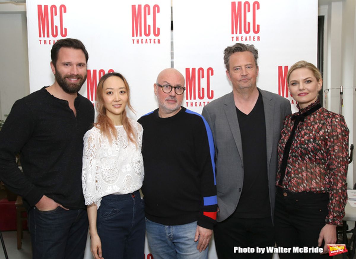 Quincy Dunn-Baker, Sue Jean Kim, Lindsay Posner, Matthew Perry and Jennifer Morrison at 