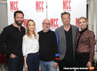 Quincy Dunn-Baker, Sue Jean Kim, Lindsay Posner, Matthew Perry and Jennifer Morrison Photo