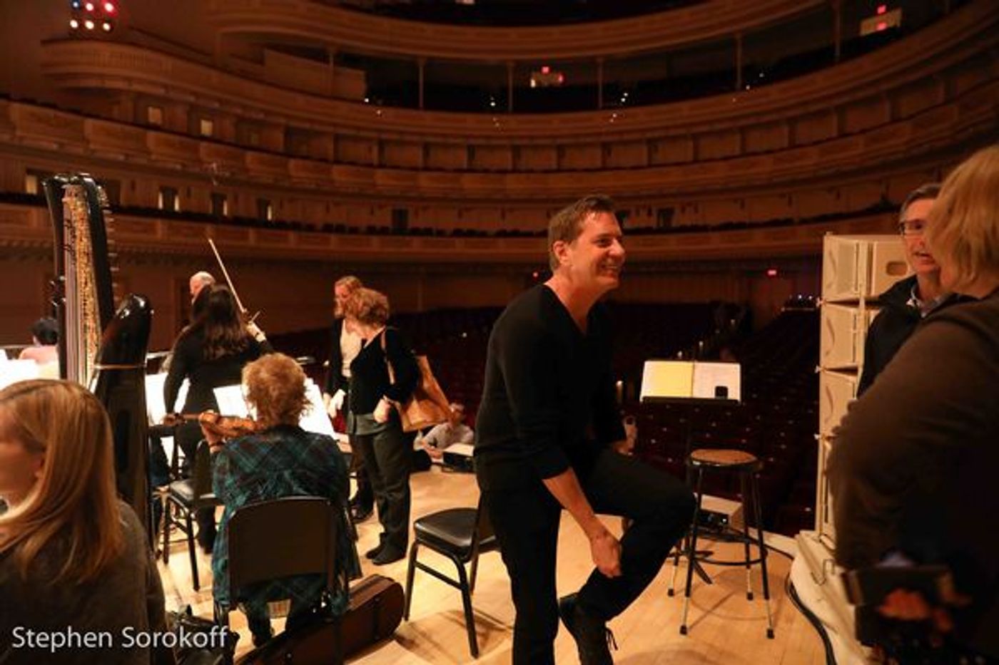 Photo Coverage: Will Chase, Christopher Jackson, Jessie Mueller & Adrienne Warren Rehearse For Tonight's N.Y. Pops Concert Photo Coverage: Will Chase, Christopher Jackson, Jessie Mueller & Adrienne Warren Rehearse For Tonight's N.Y. Pops Concert Image