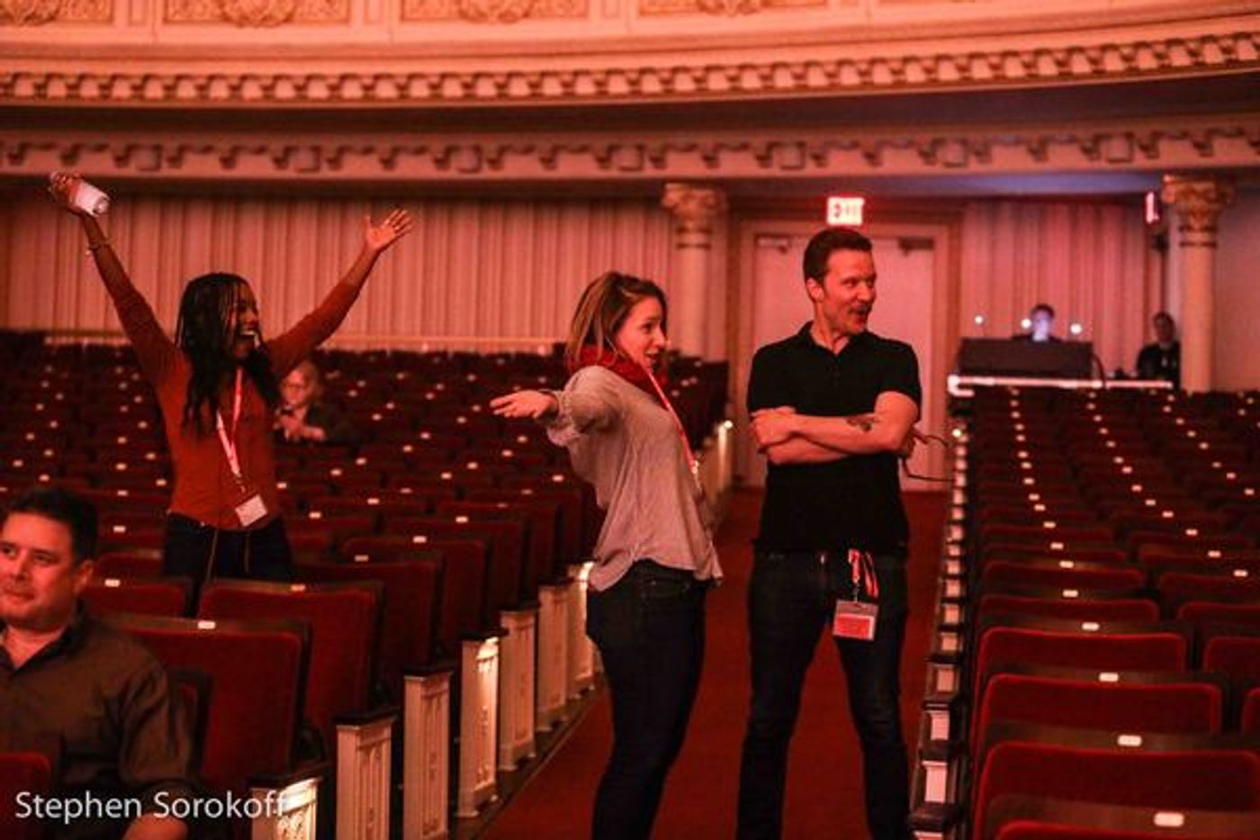 Photo Coverage: Will Chase, Christopher Jackson, Jessie Mueller & Adrienne Warren Rehearse For Tonight's N.Y. Pops Concert Photo Coverage: Will Chase, Christopher Jackson, Jessie Mueller & Adrienne Warren Rehearse For Tonight's N.Y. Pops Concert Image