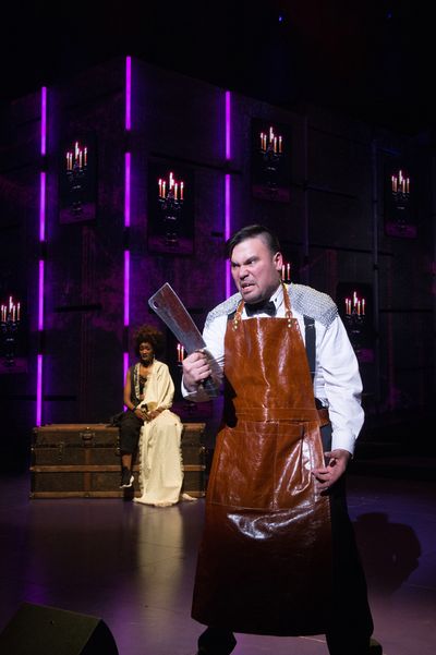 Terror #2: Butcher (William Ruiz. a.k.a. Ninja) reenacts a disturbing memory, to the  Photo
