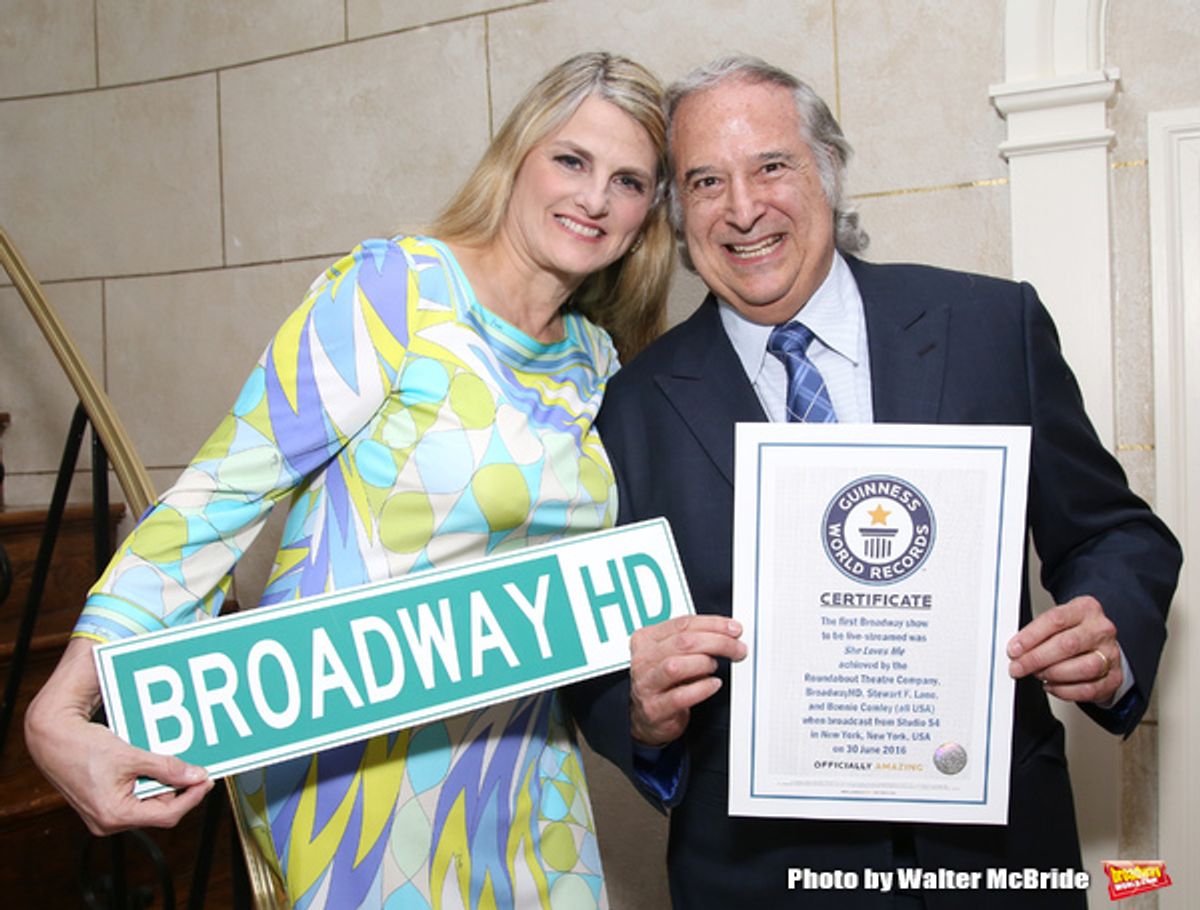 Stewart F. Lane and Bonnie Comley at 