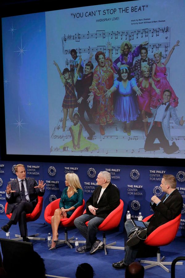 Robert Greenblatt, Kristin Chenoweth, Craig Zadan, Michael Schneider Photo