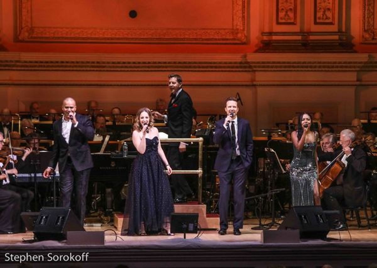 Christopher Jackson, Jessie Mueller, Will Chase, Adrienne Warren at 