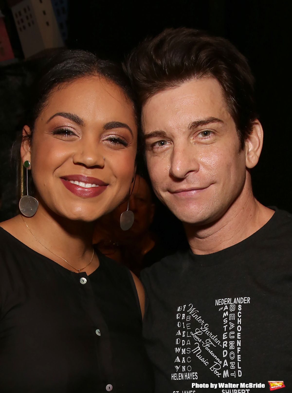 Barrett Doss and Andy Karl  at 