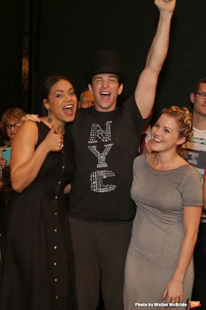 Barrett Doss, Andy Karl and Rebecca Faulkenberry @ BroadwayWorld Barrett Doss, Andy Karl and Rebecca Faulkenberry Photo