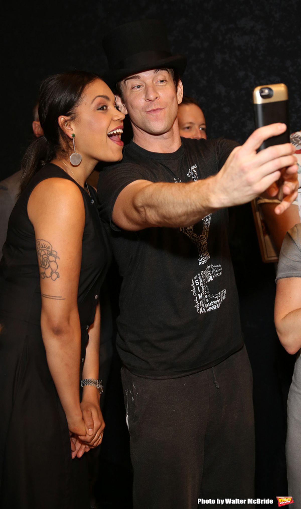 Barrett Doss and Andy Karl  at 