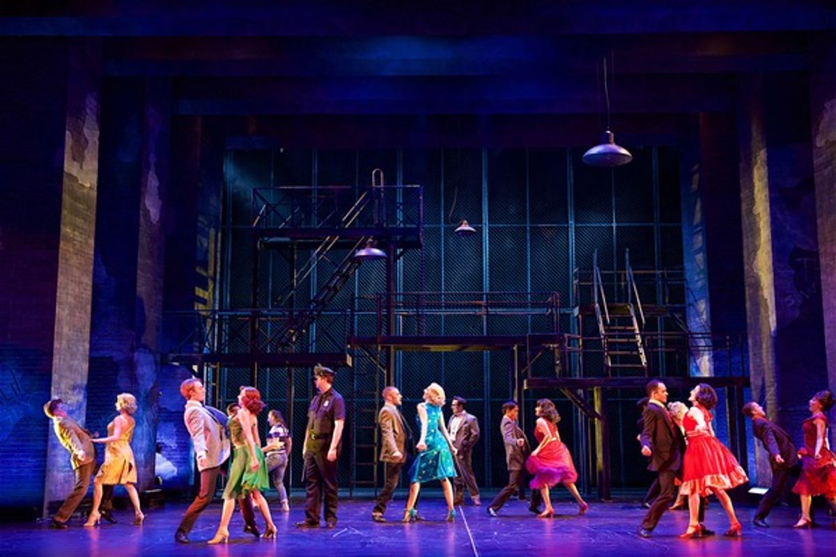 The company performs in the LA MIRADA THEATRE FOR THE PERFORMING ARTS & McCOY RIGBY ENTERTAINMENT production of 'WEST SIDE STORY,' directed by Richard Israel and now playing at LA MIRADA THEATRE FOR THE PERFORMING ARTS. at 