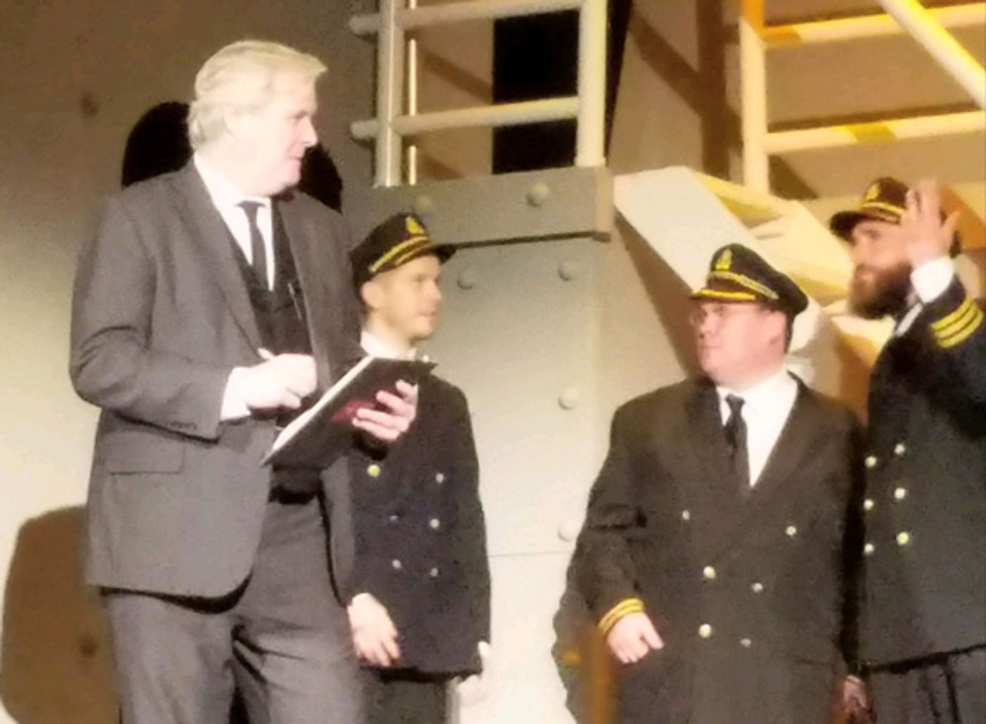 Photo Flash: To the Lifeboats! TITANIC Sails Into Opening in Newtown  Image