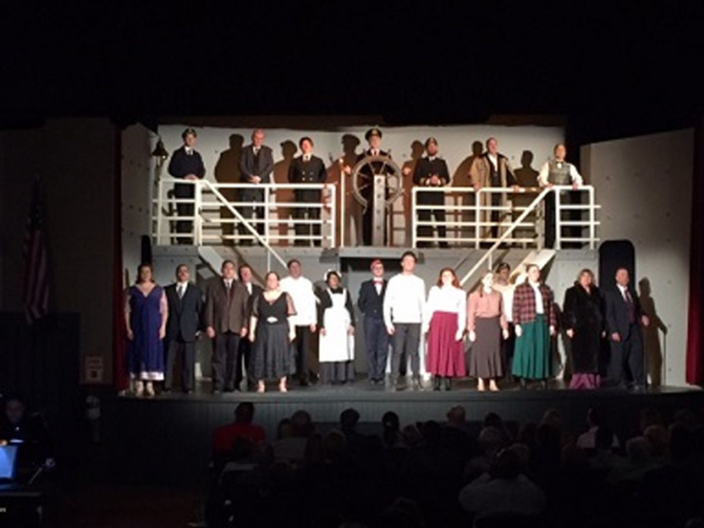 Photo Flash: To the Lifeboats! TITANIC Sails Into Opening in Newtown  Image