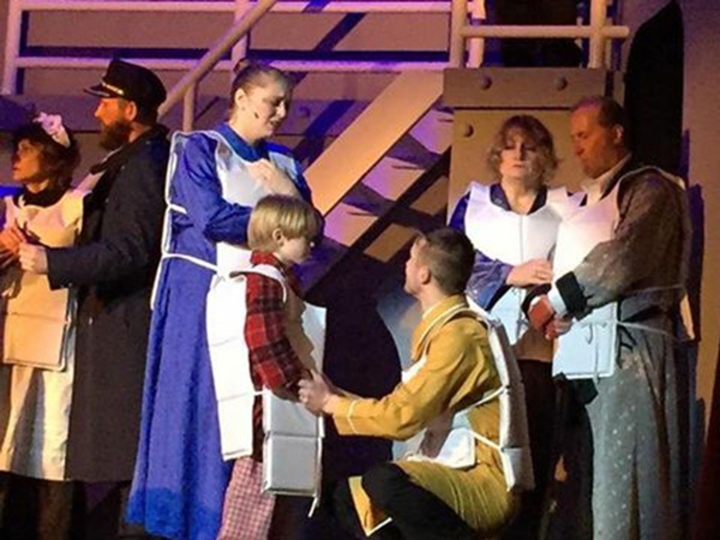 Photo Flash: To the Lifeboats! TITANIC Sails Into Opening in Newtown  Image