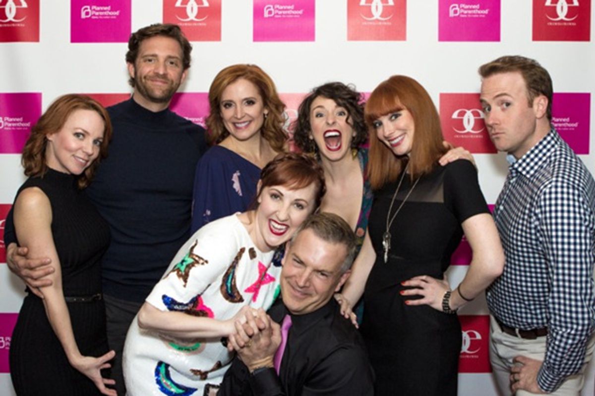 Sarah Litszinger, Colin Hanlon, Tricia Brouk, Mia Gentile, Erica Lustig, Bret Shuford, Kathy Searle and Stephen Bienskie at 