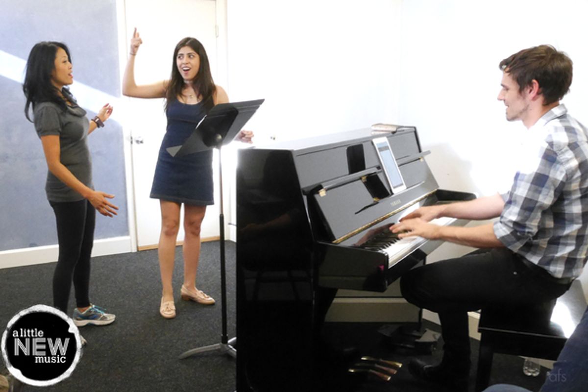 J. Elaine Marcos and Michelle Ortiz with Gregory Nabours at 