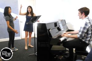 J. Elaine Marcos and Michelle Ortiz with Gregory Nabours @ BroadwayWorld J. Elaine Marcos and Michelle Ortiz with Gregory Nabours Photo