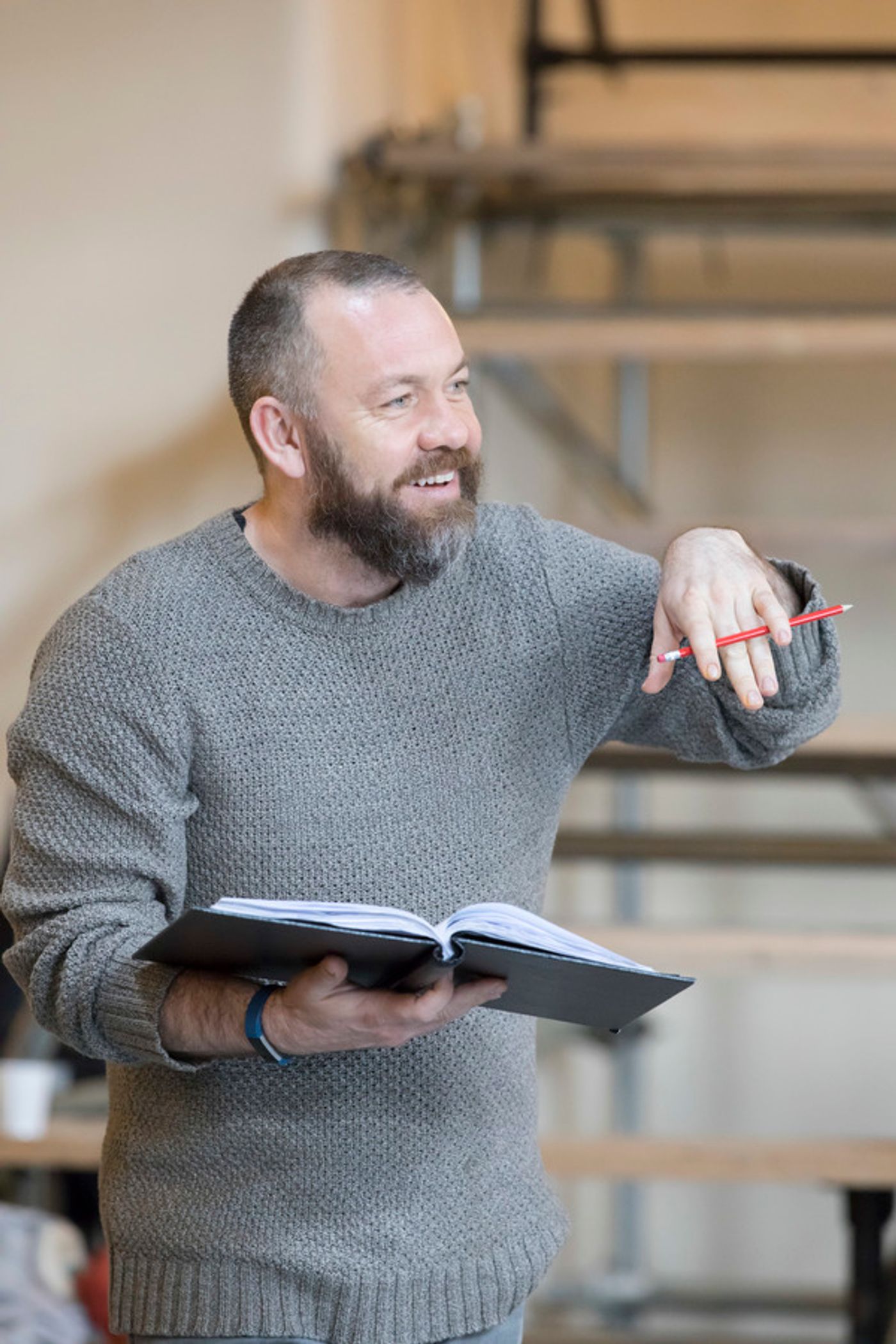 Photo Flash: In Rehearsals for Young Vic's LIFE OF GALILEO  Image