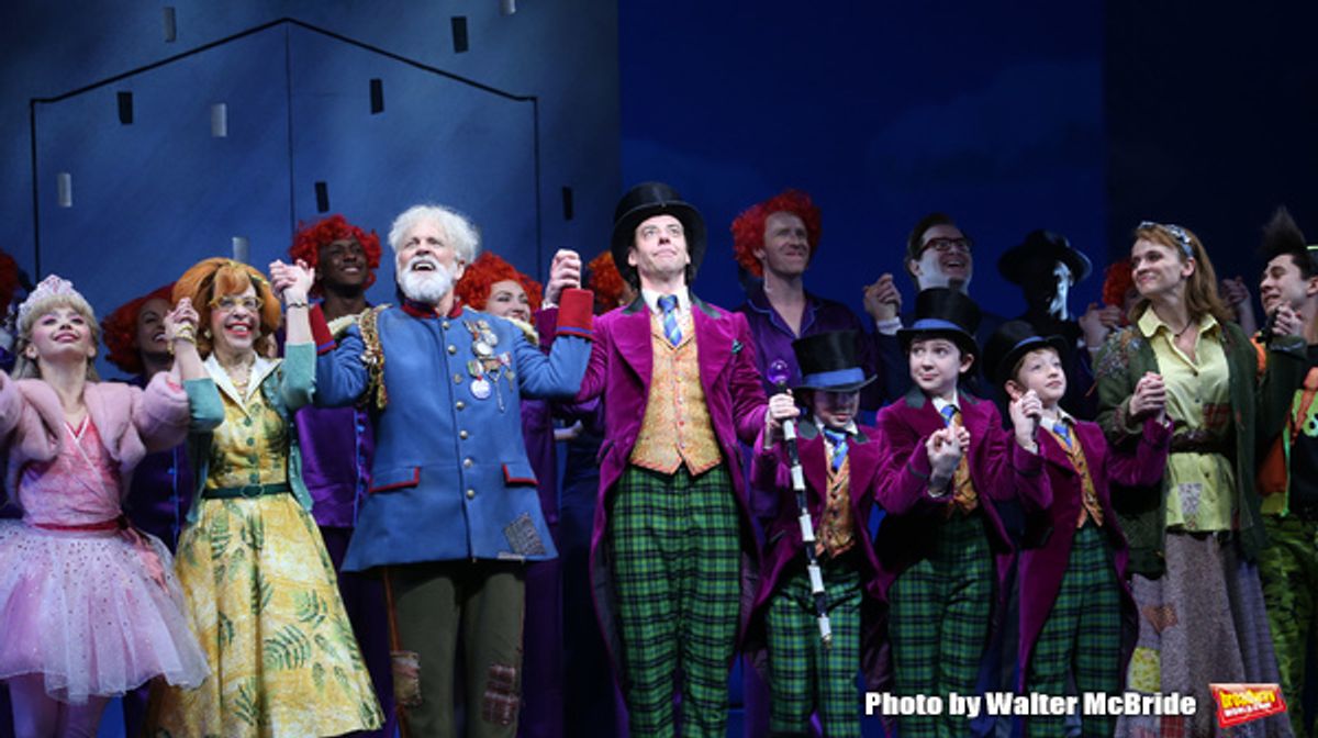 Emma Pfaeffle, Jackie Hoffman, John Rubinstein, Christian Borle, Jake Ryan Flynn, Ryan Sell, Ryan Foust, Emily Padgett, Michael Wartella and cast  at 