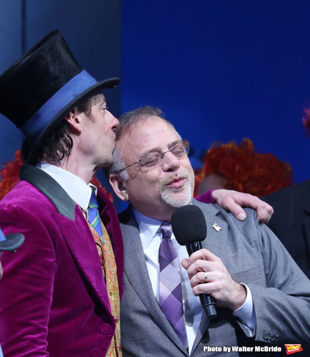 Christian Borle and Marc Shaiman at 