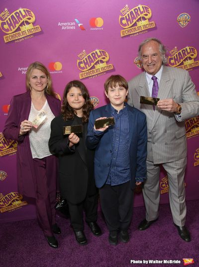 Bonnie Comley, Lenny Lane, Frankie Lane and Stewart F. Lane  Photo