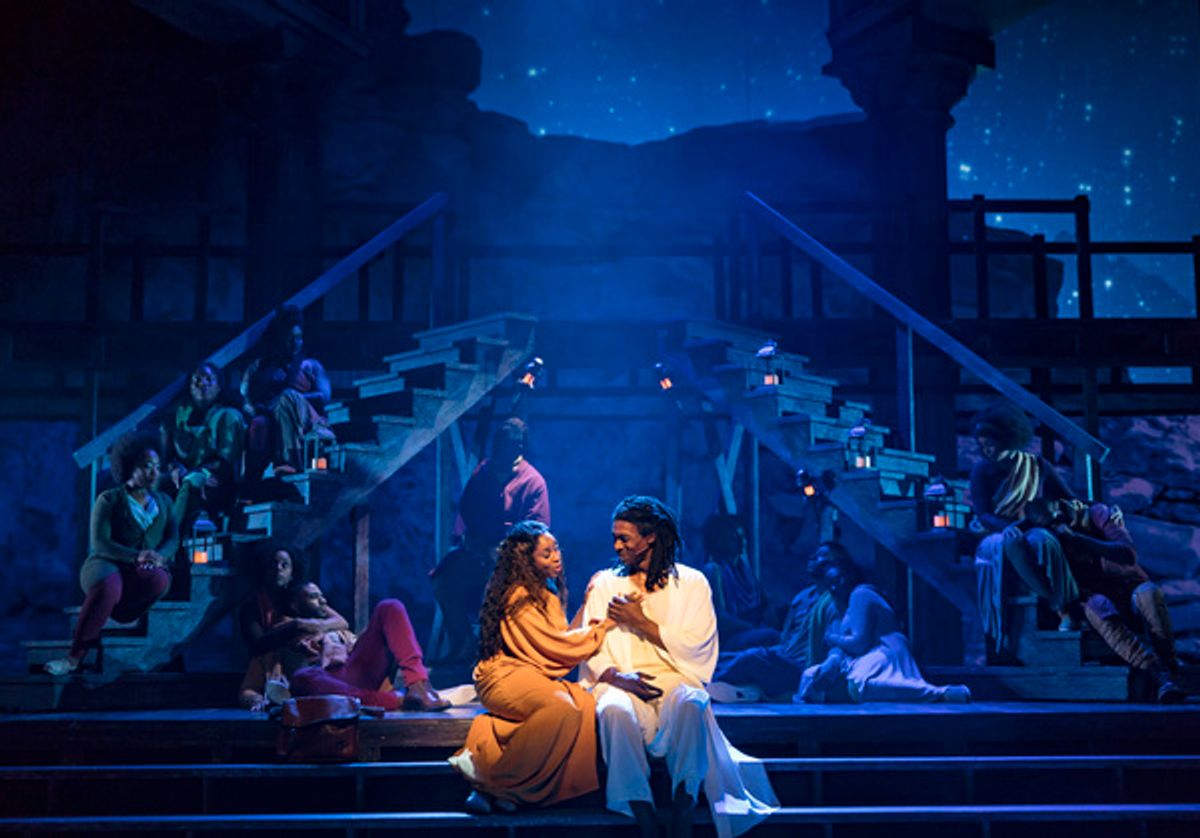 Felicia Boswel and Evan Tyrone Martin at 