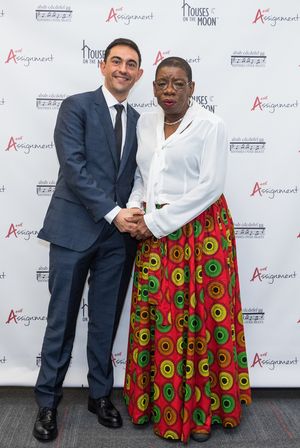 Camilo Almonacid with Elaine Lane Photo