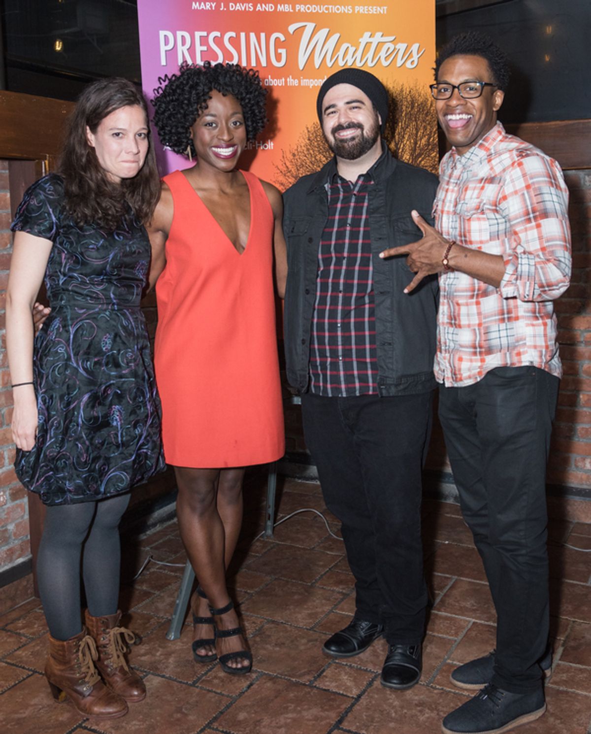 Molly Carden, Ito Aghayere, Saum Eskandani and Genesis Oliver at 