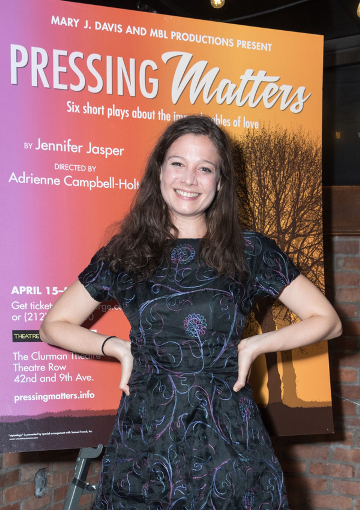 Photo Flash: Jennifer Jasper's PRESSING MATTERS Celebrates Opening Off-Broadway  Image