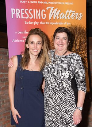  Adrienne Campbell and playwright Jennifer Jasper Photo