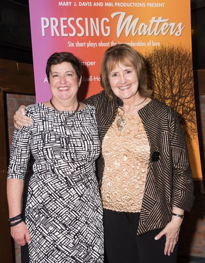 Playwright Jennifer Jasper and producer Mary J. Davis Photo
