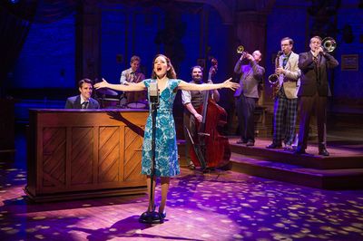 Corey Cott, Joe Carroll, Laura Osnes, Brandon J. Ellis, Alex Bender, James Nathan Hop Photo