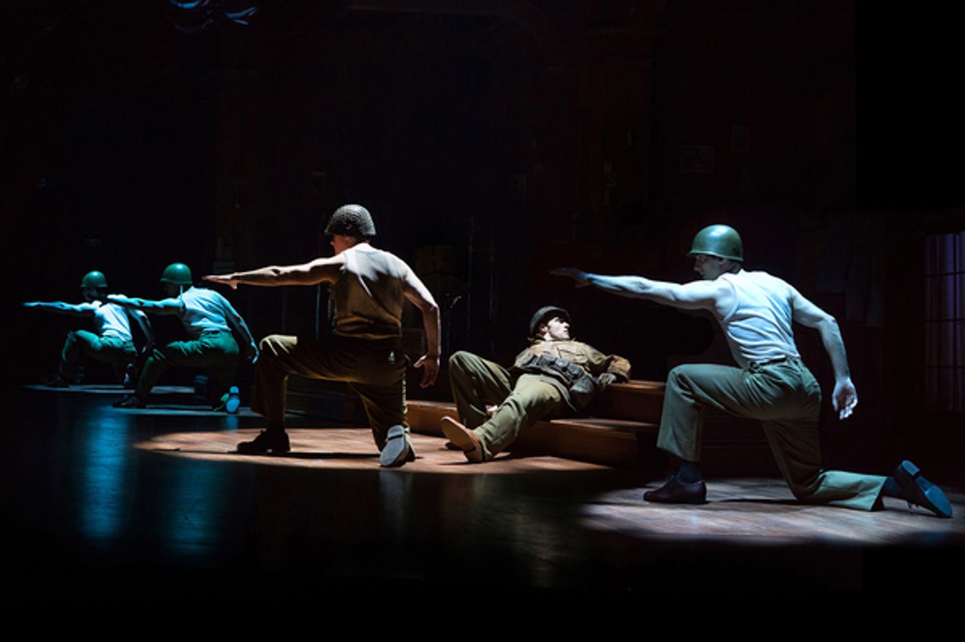 Photo Flash: First Steps First! Get a Look at Laura Osnes and Corey Cott in BANDSTAND on Broadway  Image