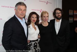 Alec Baldwin, Hilaria Baldwin, Charlotte d'Amboise and Josh Groban Photo